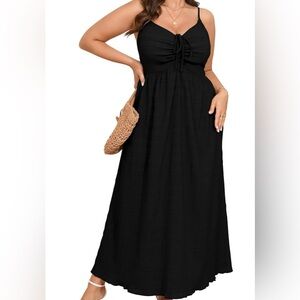 Summer Dress Swing A Line Maxi Long Dress Size 3X